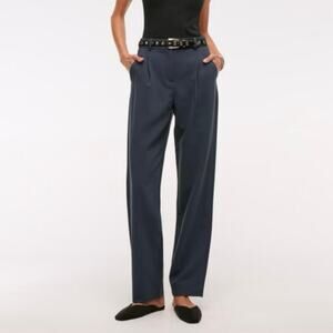Abercrombie and fitch A&F Quinn Tailored Straight Pant indigo size 12L